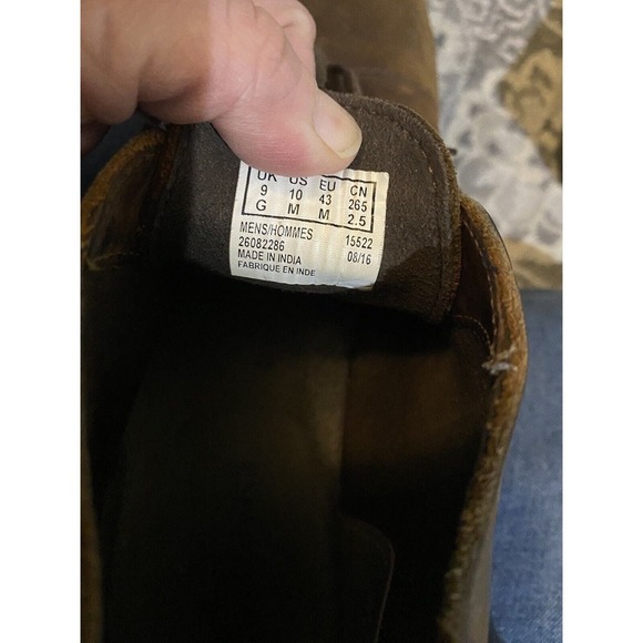 Clarks Men's Bushacre Beeswax Brown Leather Chukka Boot Size 10 - Picture 6 of 6